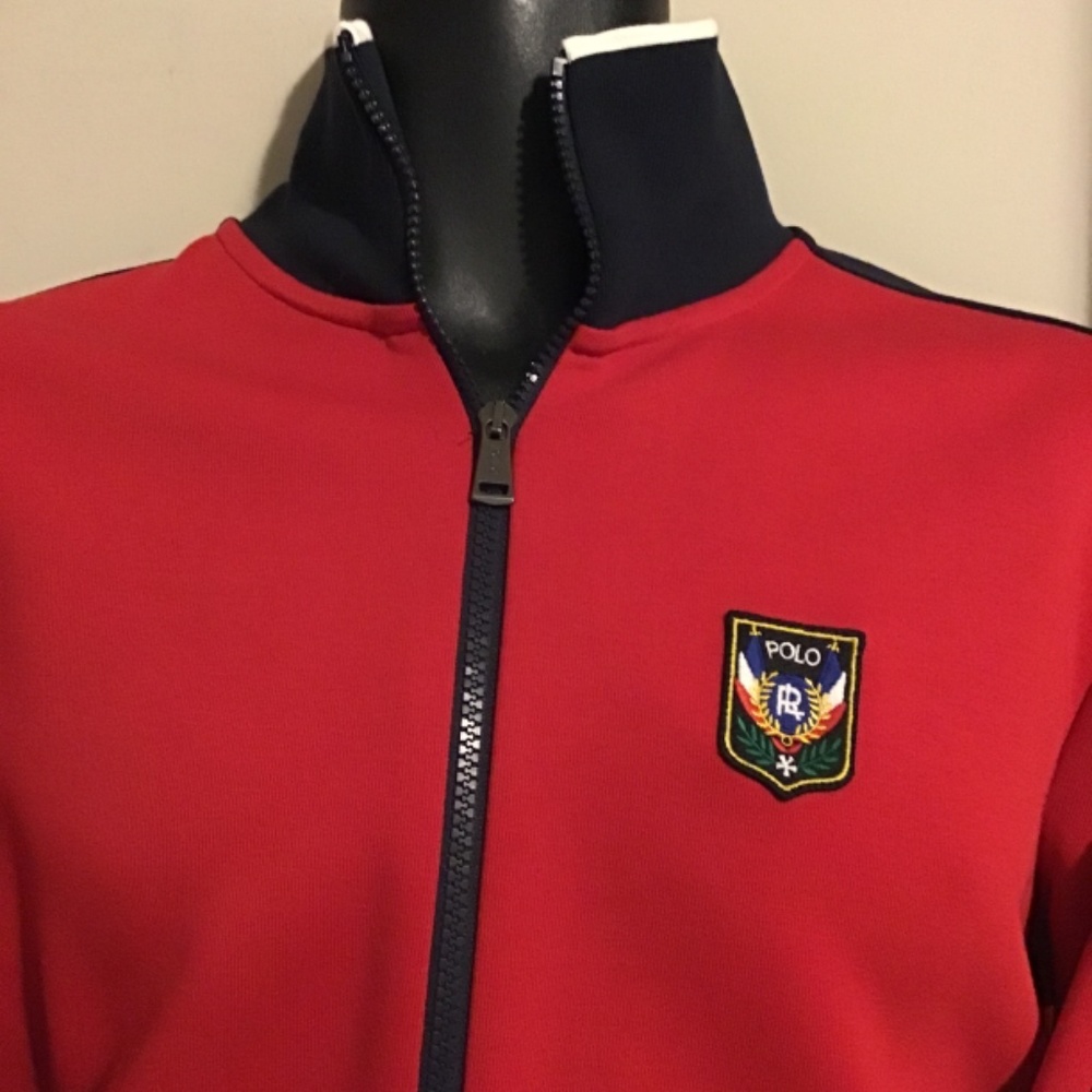 🔥#7, POLO, size S/P, zipper gets stuck at collar, in great cond. otherwise - Picture 3 of 10